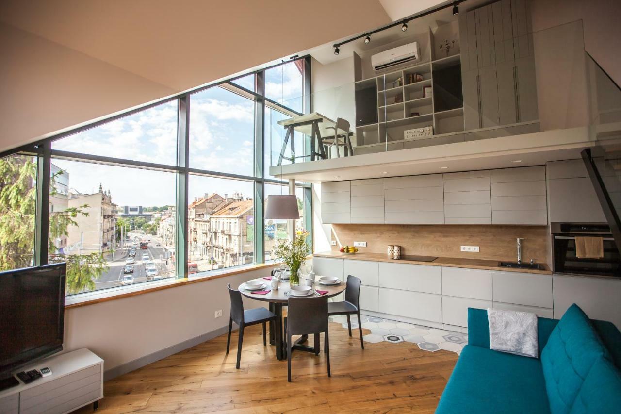 Penthouse In The City Center Vilna Exterior foto
